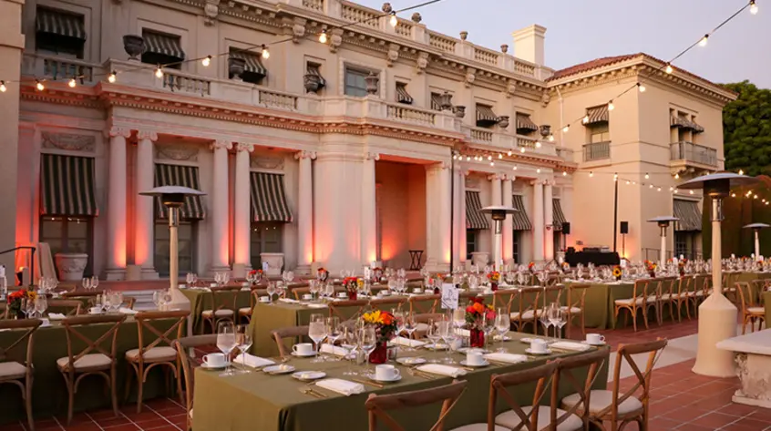 Special Events at The Huntington Art Gallery South Terrace