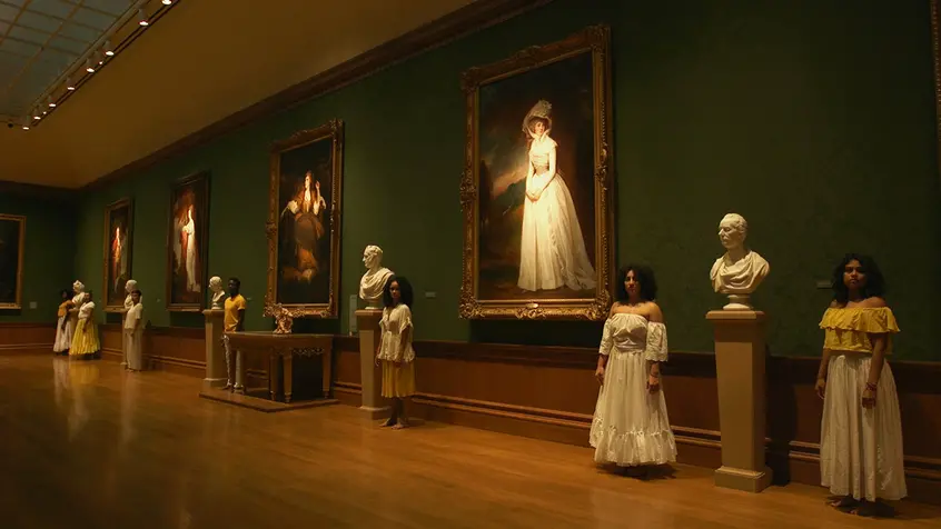 Performers in the portrait gallery