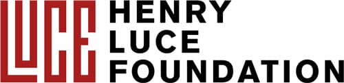 A red logotype reads "Luce" in bold blocky letters, on the right black text reads "Henry Luce Foundation"