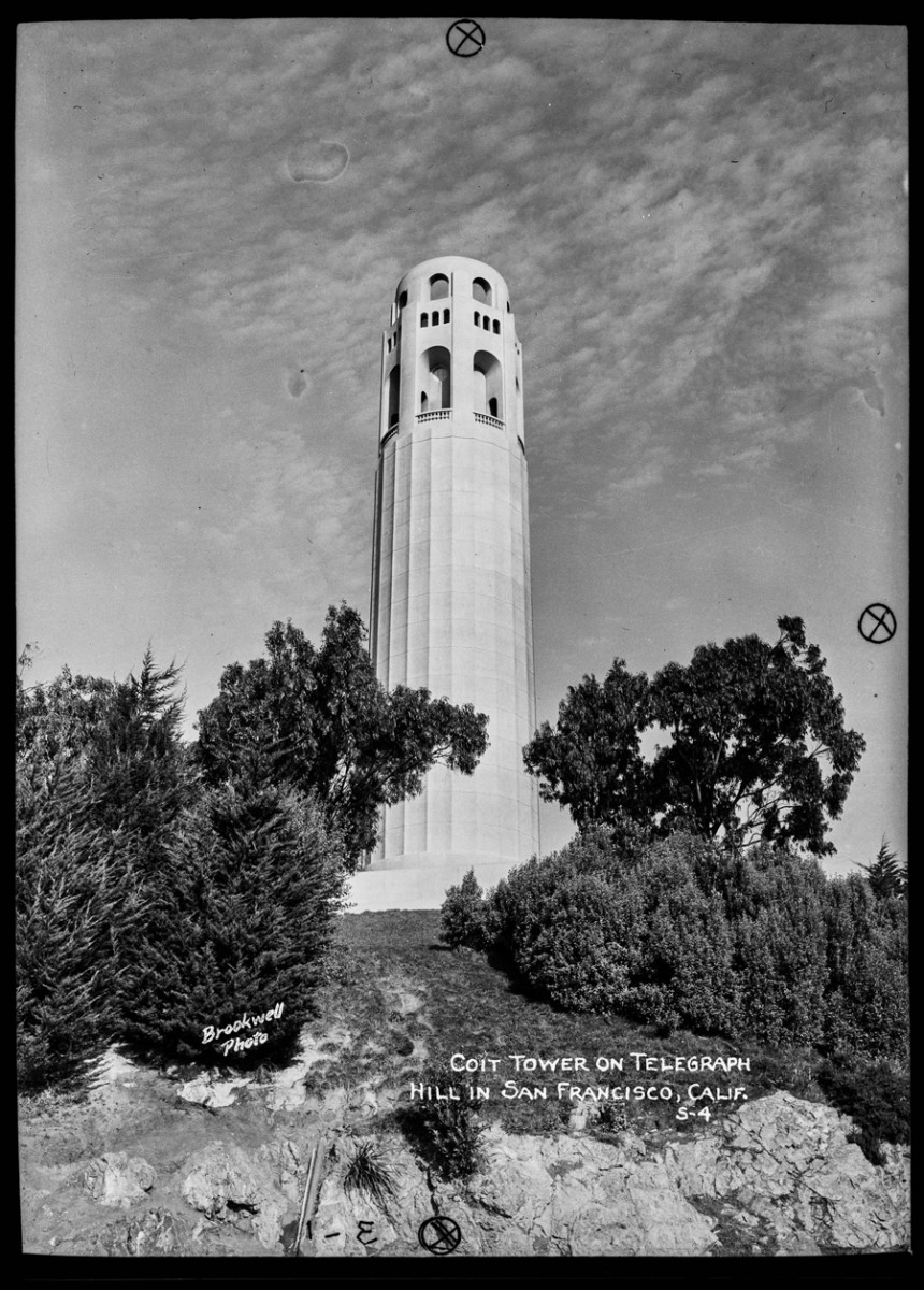 Brookwell Photo, Coit Tower on Telegraph Hill in San Francisco, Calif.