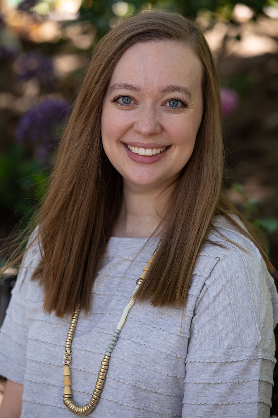 Professional headshot of Kristin Brisbois, Learning Coordinator, Education, The Huntington.