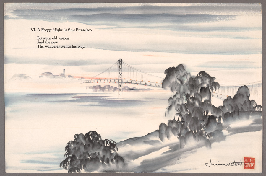 Chiura Obata, VI. A Foggy Night in San Francisco