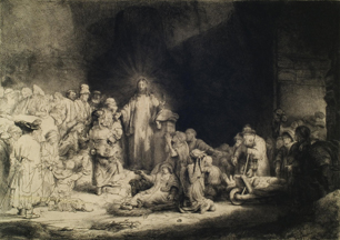 Rembrandt van Rijn (Dutch, 1606–1669) Jesus Healing the Sick (The Hundred Guilder Print), ca. 1649 Etching The Huntington Library, Art Collections, and Botanical Gardens, Edward W. and Julia B. Bodman Collection; 72.62.384