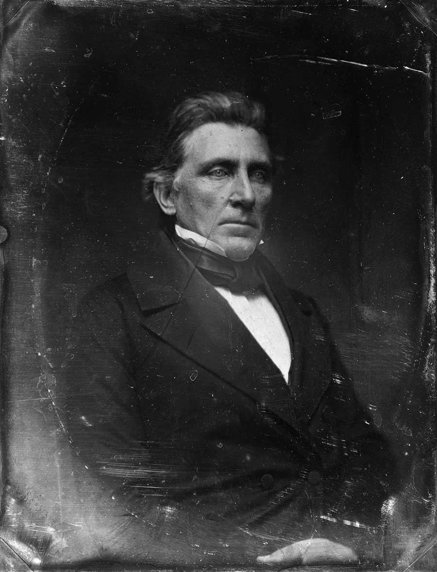 Mathew Brady (1822–1896), William M. Gwin, half-length portrait, three-quarters to the right, between ca. 1844 and ca. 1860. Courtesy of the U.S. Library of Congress.