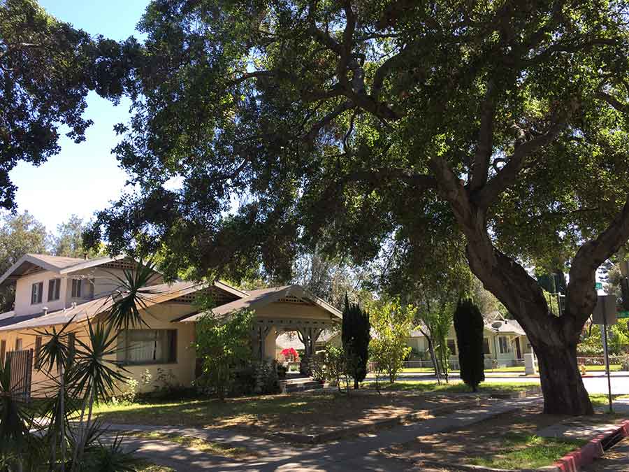 One of the many houses Butler lived in during her formative years in North Pasadena. Photo courtesy of Lynell George.
