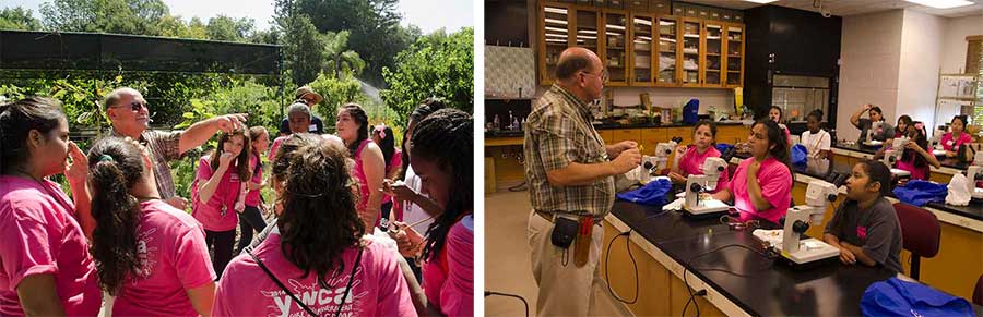 In 2016, Jim Folsom provided outdoor and indoor instruction to this group of participants in a YWCA Girls Empowerment program. Photographs by Lisa Blackburn.