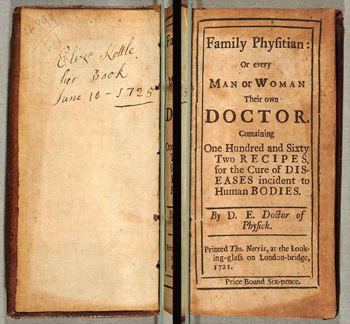 Historical medical book