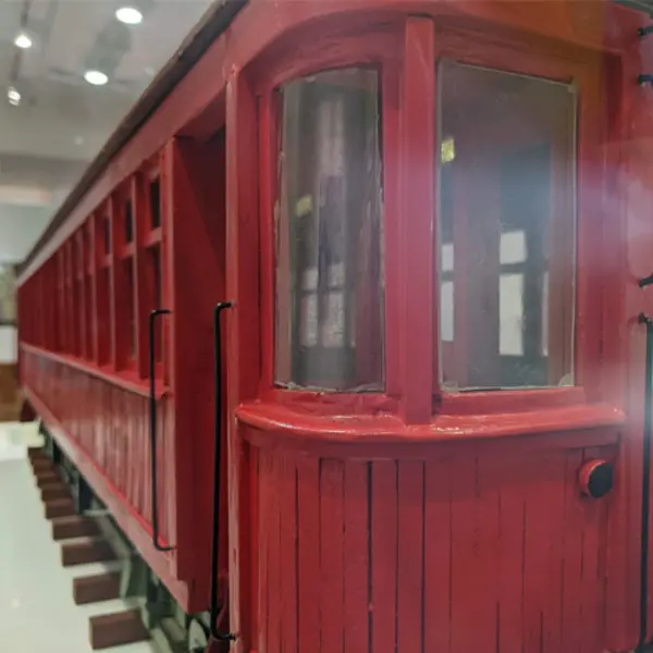 model of the red car