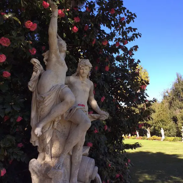 Camellia Garden statues