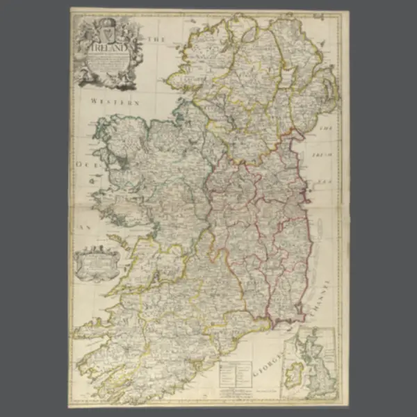 Map of Ireland 1712