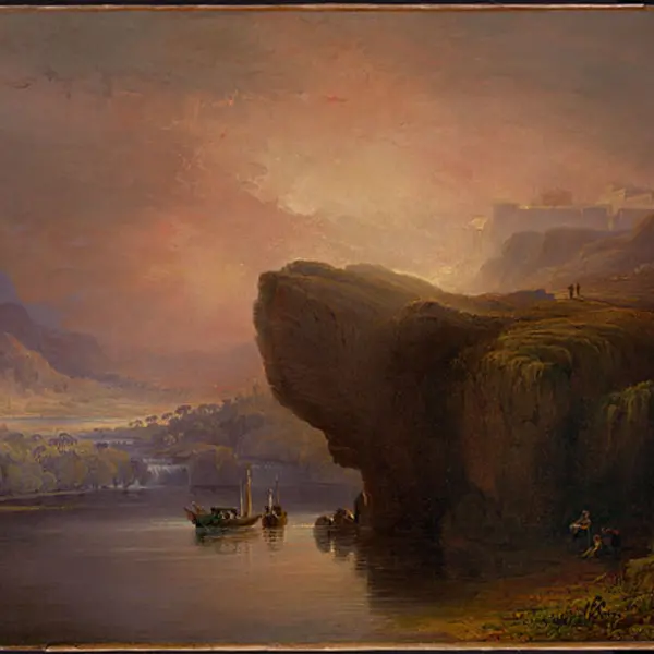 The City of God, oil on canvas painting by John Martin