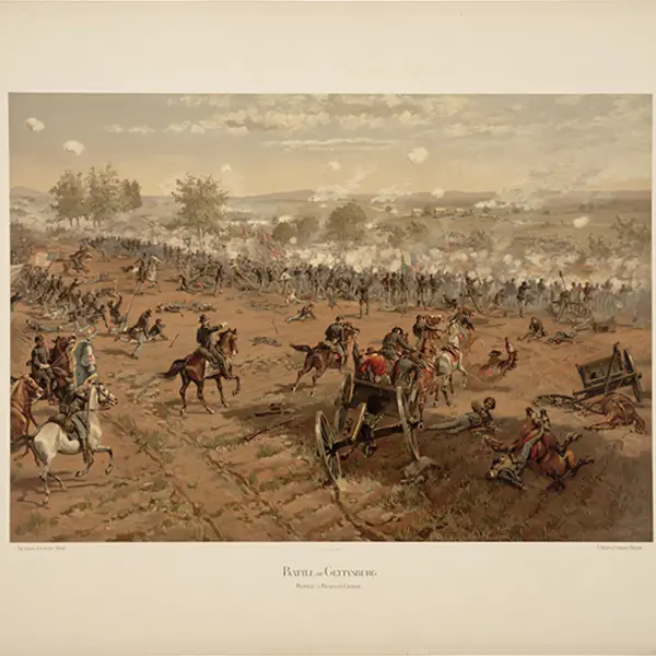 Print of Battle of Gettysburg