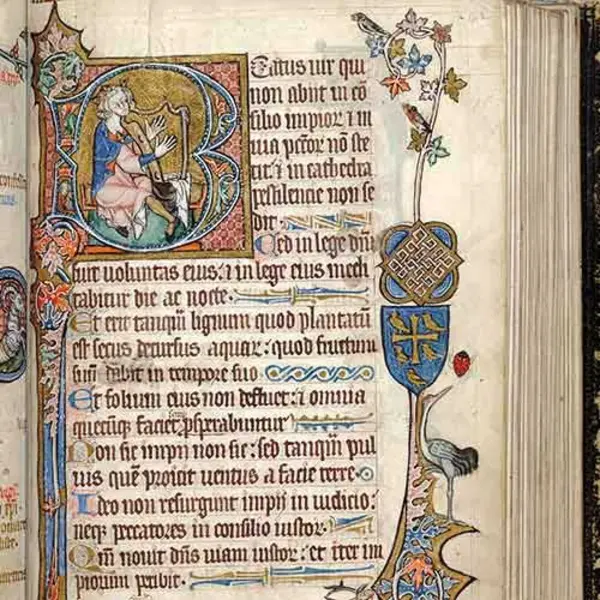 page from old manuscript