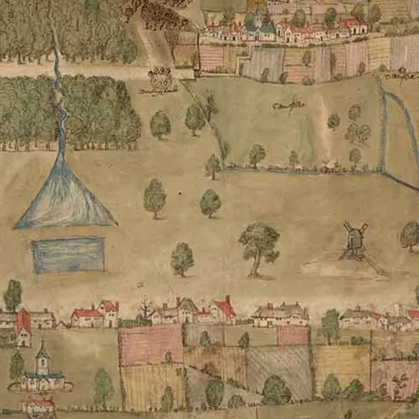Early modern English map