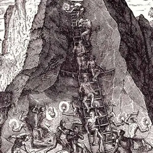 Silver miners in the 16th and 17th century
