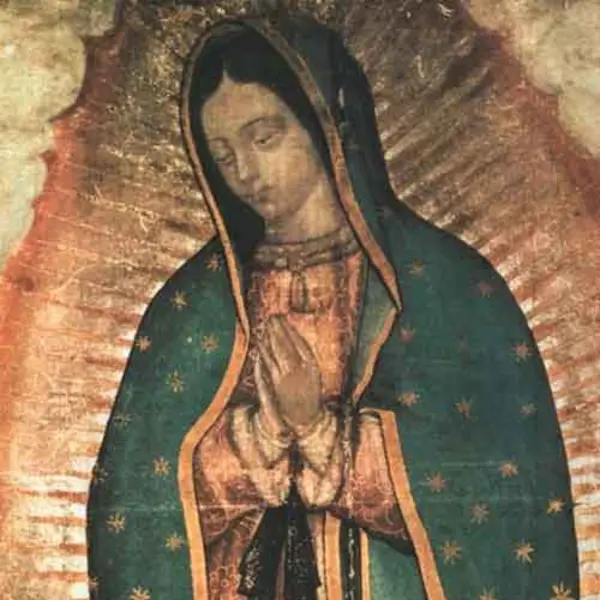 Image of praying lady guadalupe