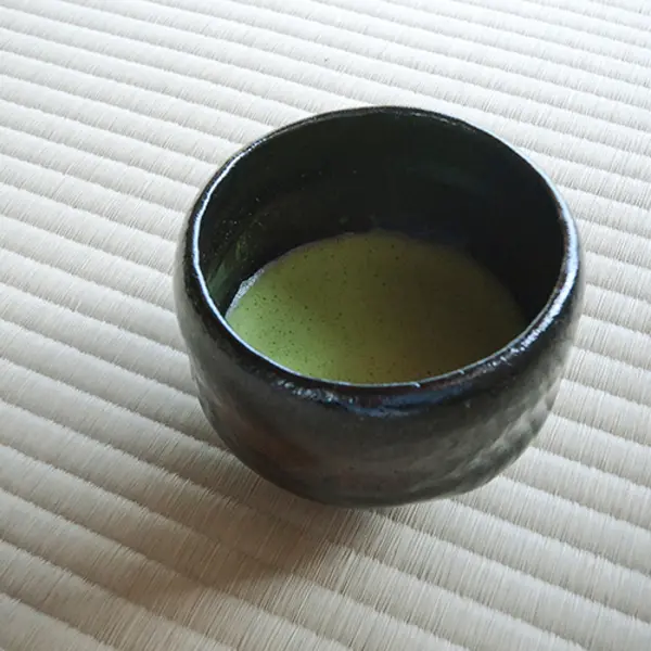 Bowl of matcha tea