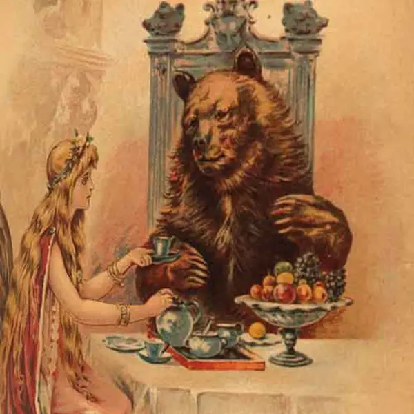 Illustration of Beauty and the Beast