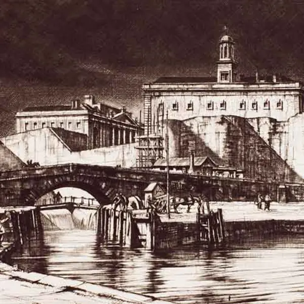 Etching of debtors prison