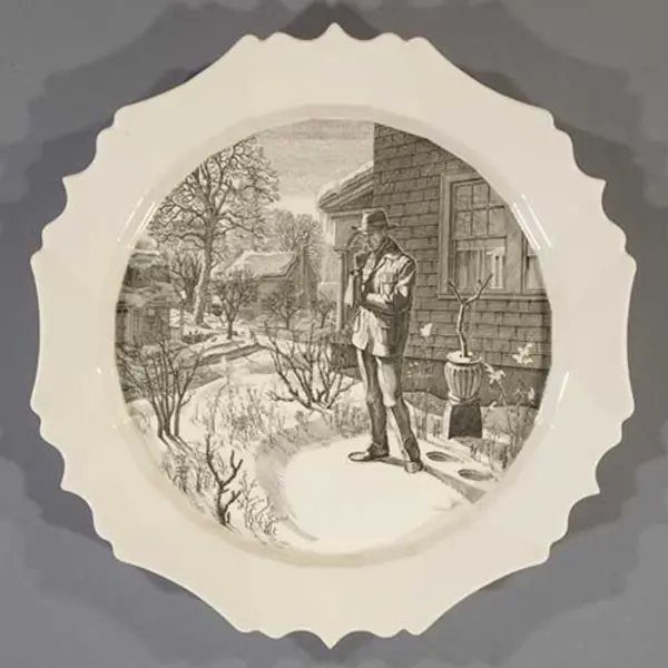 Plate engraving by Andrew Raftery