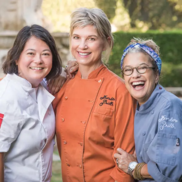 Chefs Kajsa Alger, Mary Sue Milliken, and Susan Feniger. Photo courtesy of Bon Appétit. Photography by Bart Nagel.