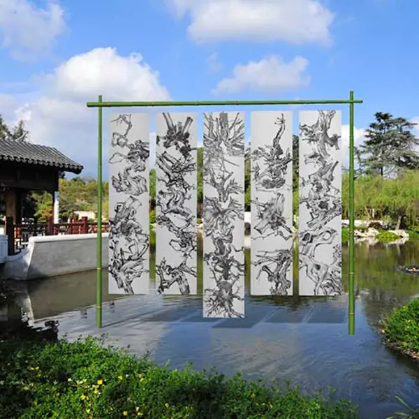 Tang Qingnian installation mockup