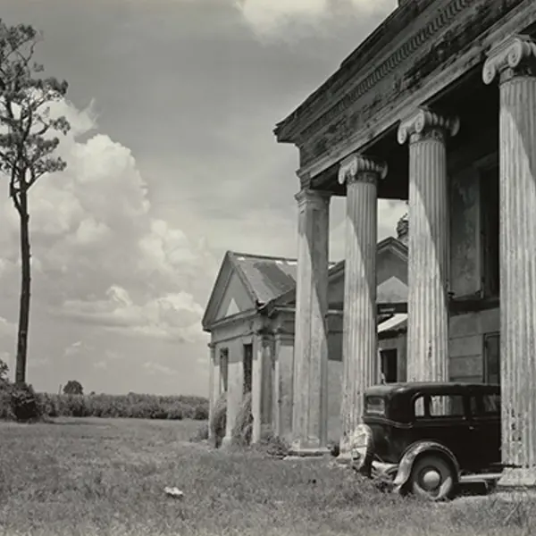 Woodlawn Plantation House, Louisiana, 1941 Gelatin silver print Photograph by Edward Weston