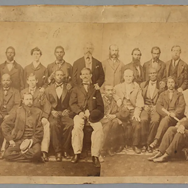 Photograph of jurors in May 1867