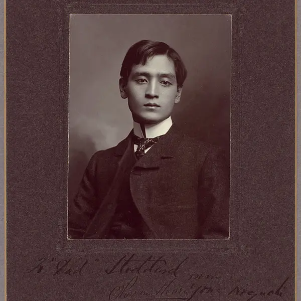 Photograph of Yone Noguchi from April 1903