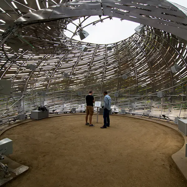 Inside of Orbit Pavilion