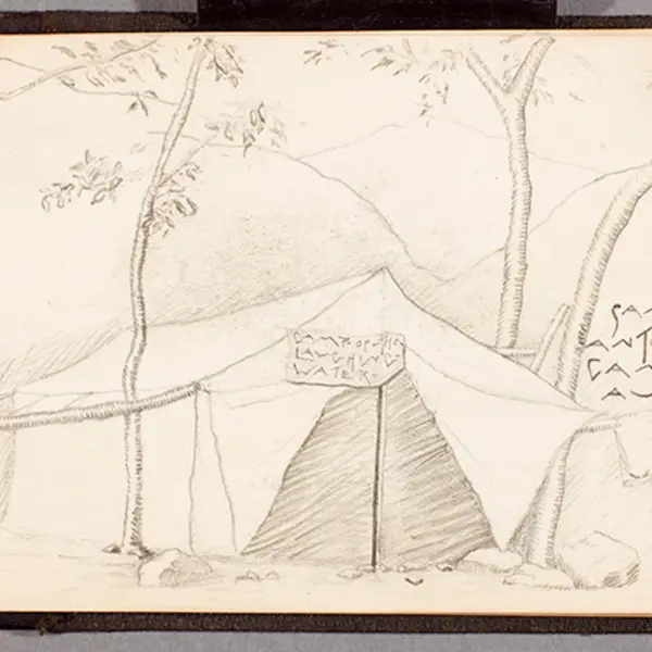 A sketch by Olive Percival 