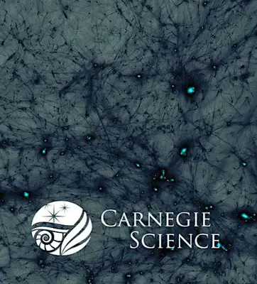 Carnegie Science logo over an image of stars in space