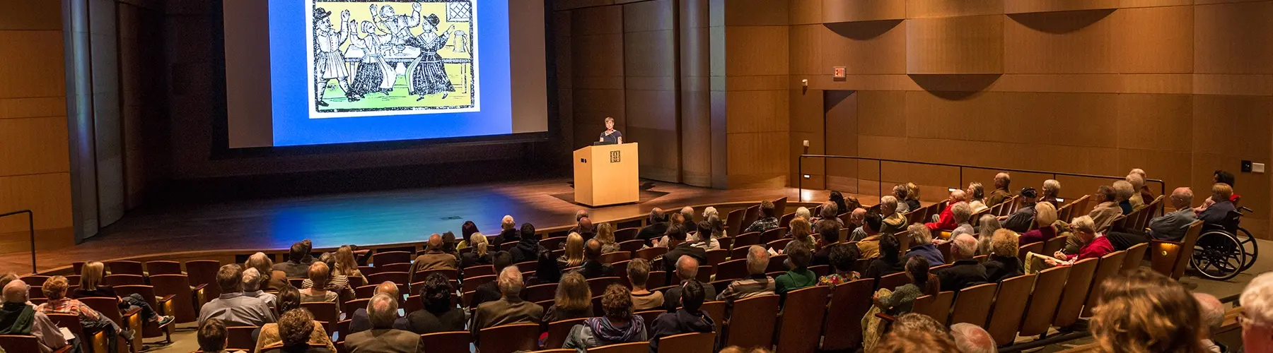 attendees in Rothenberg Hall