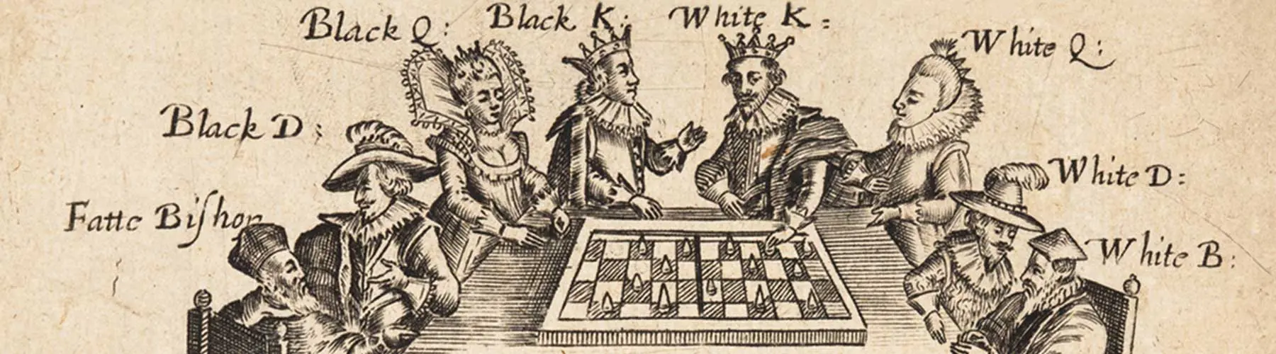 1625 illustration of people playing chess