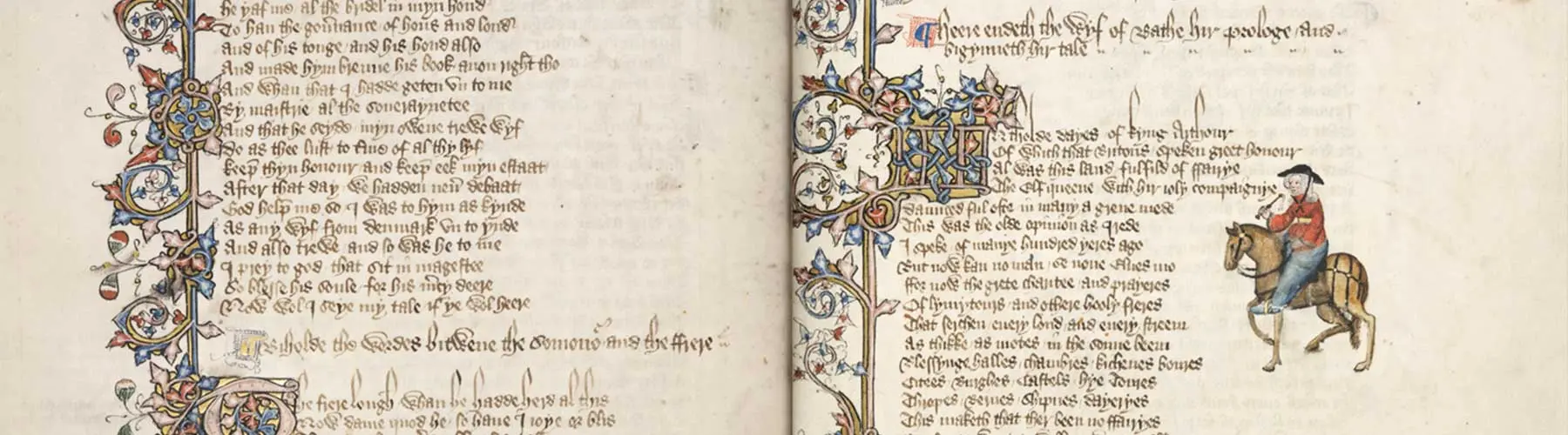early manuscript Canterbury Tales