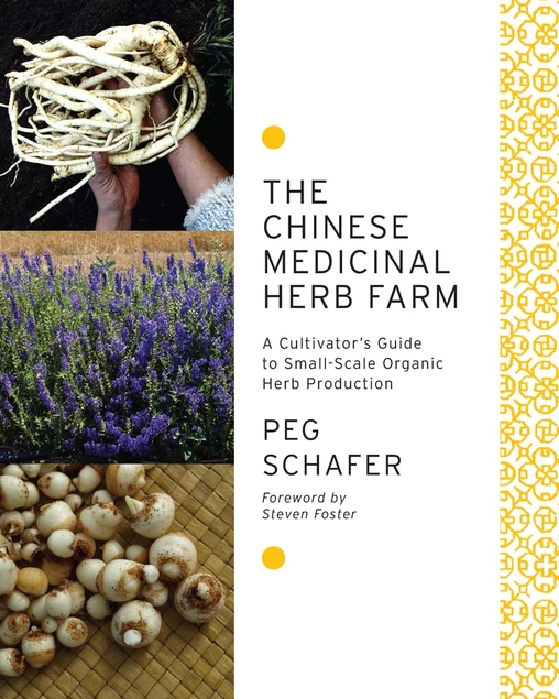 Book cover has title and 3 images of medicinal plants.