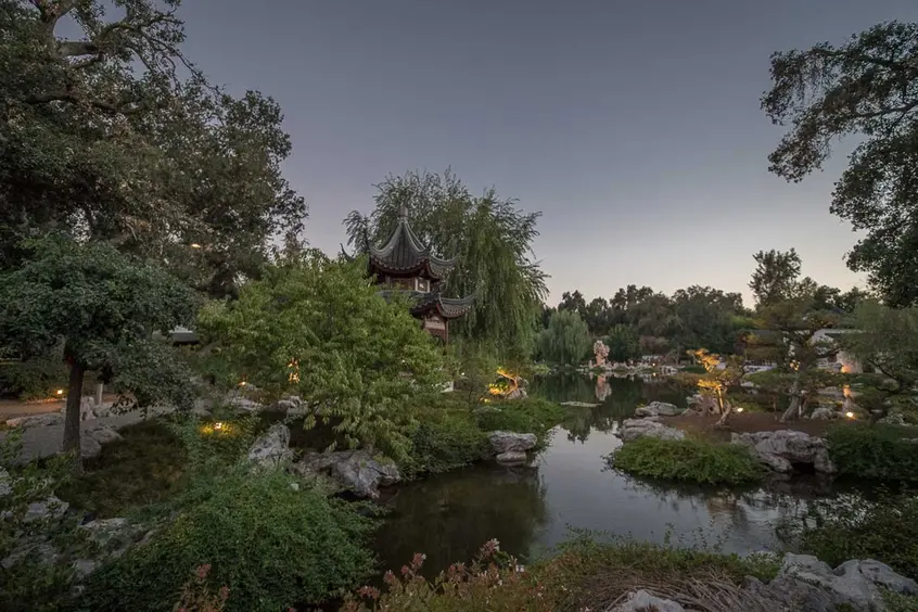 Chinese Garden in the evening