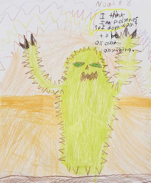 Cactus drawing