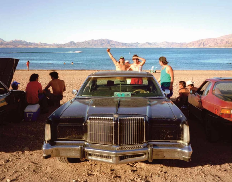 Karen Halverson, Boulder Beach, Lake Mead, Nevada, from the Downstream series, 1994–95, archival pigment print, 20 x 24 in., courtesy of the artist.