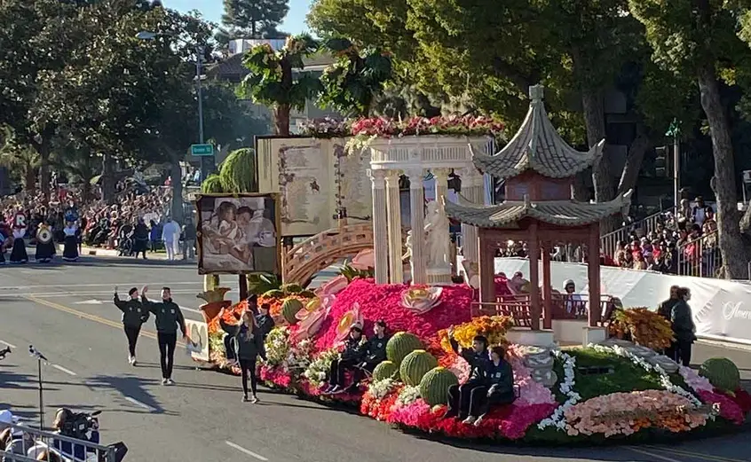 Photo of The Huntington's Rose Parade Float