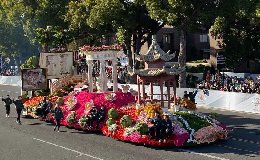 Photo of The Huntington's Rose Parade Float