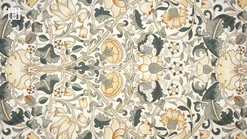 Loddon (ca. 1884) designed by William Morris. Credit line: The Huntington Library, Art Museum, and Botanical Gardens.