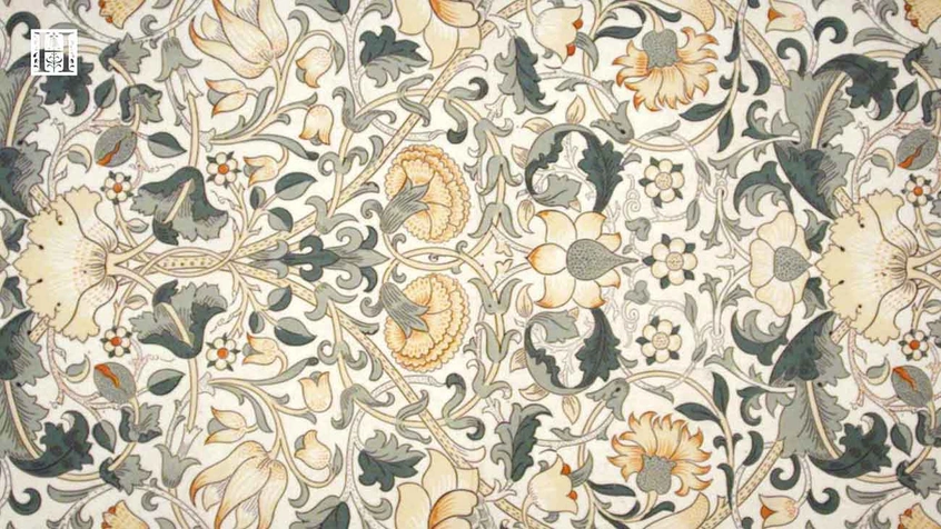 Loddon (ca. 1884) designed by William Morris. Credit line: The Huntington Library, Art Museum, and Botanical Gardens.