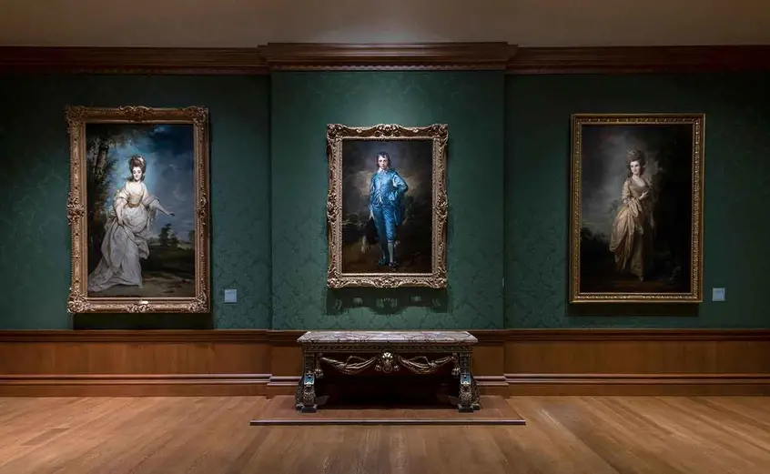 The Blue Boy in Thornton Portrait Gallery