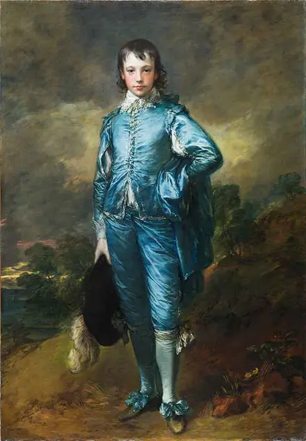 The Blue Boy (ca. 1770) by Thomas Gainsborough (1727–1788). Post-conservation photo. Photo: Christina Milton O’Connell. The Huntington Library, Art Museum, and Botanical Gardens.