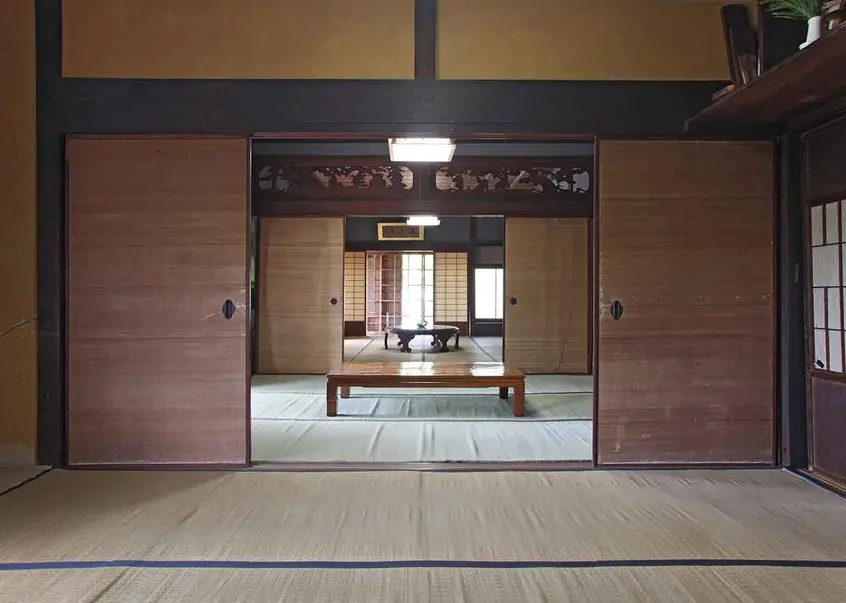 Interior of the Magistrate’s House, built in the 1690s. The historic home of the Yokoi family of Marugame, Japan, has been given to The Huntington. Photo by Hiroyuki Nakayama. The Huntington Library, Art Collections, and Botanical Gardens