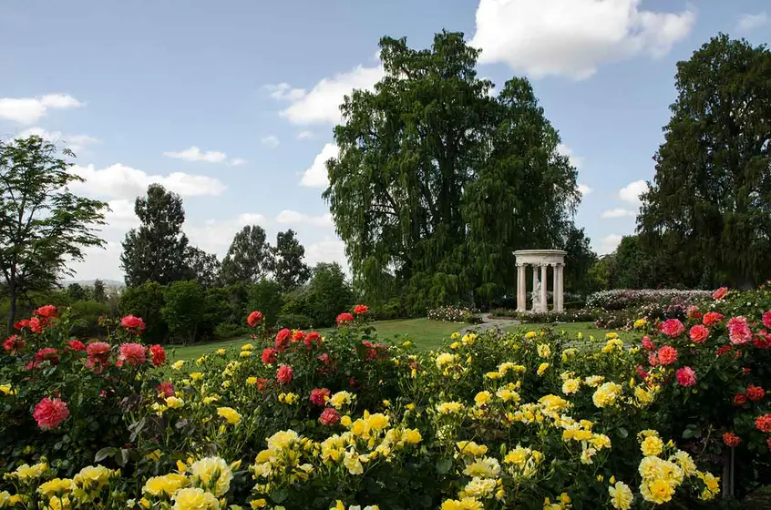 Rose Garden with tempietto in the background