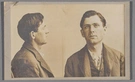 Profile and portrait photographs of Leon Czolgosz.