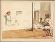 Attributed to William H. Carpenter, Jr. (British, 1818-1899), Shop at Poona, ca. 1850-57, watercolor, Gift of Donald C. Whitton.