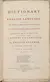 A first edition of Johnson’s famous Dictionary of the English Language, published in 1755 in two volumes.  Courtesy of Loren Rothschild.